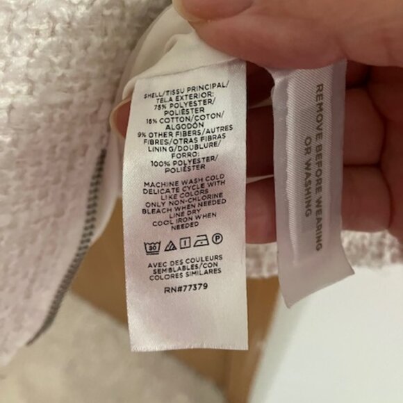 Ivory Ann Taylor Moto Jacket size 16 - Picture 5 of 5